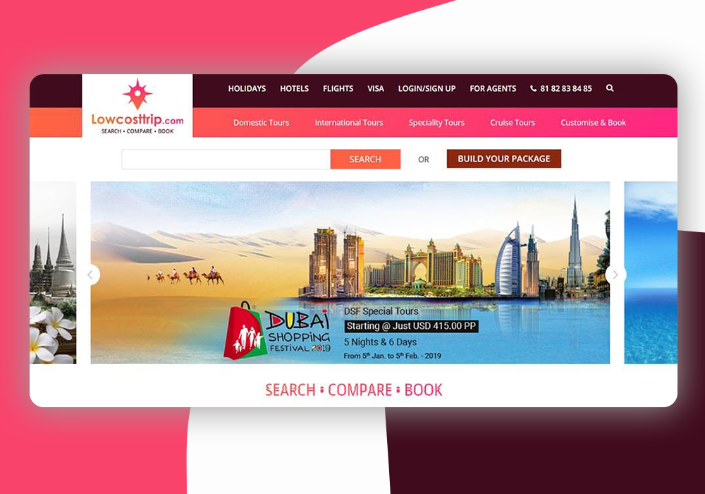 B2B2C Travel Booking Reservation System – Lowcosttrip