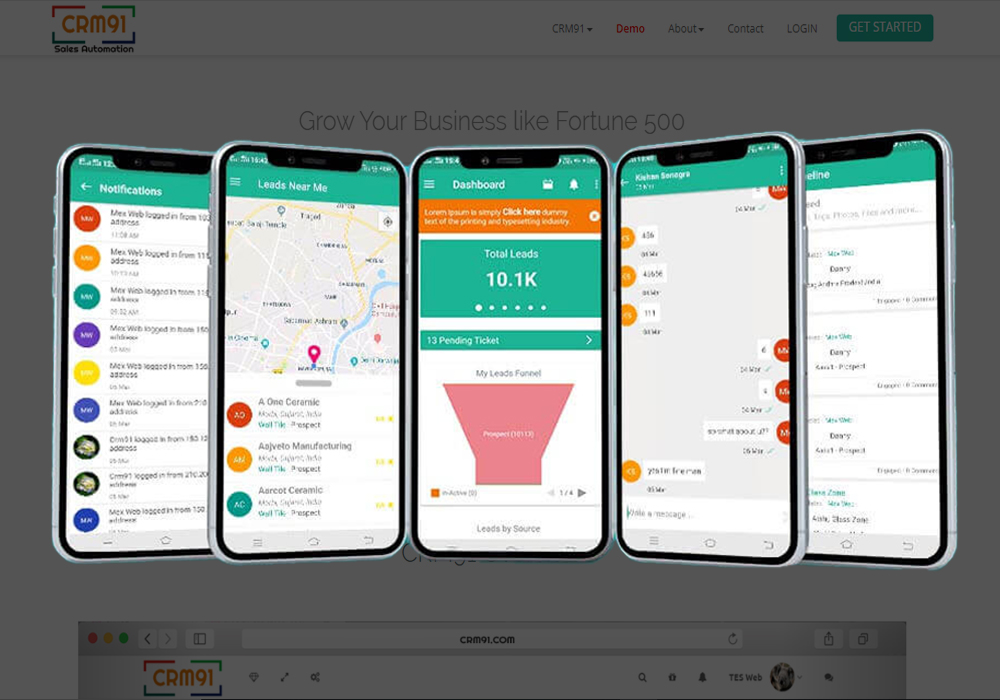 Best Sales Lead Management Mobile App – Crm91