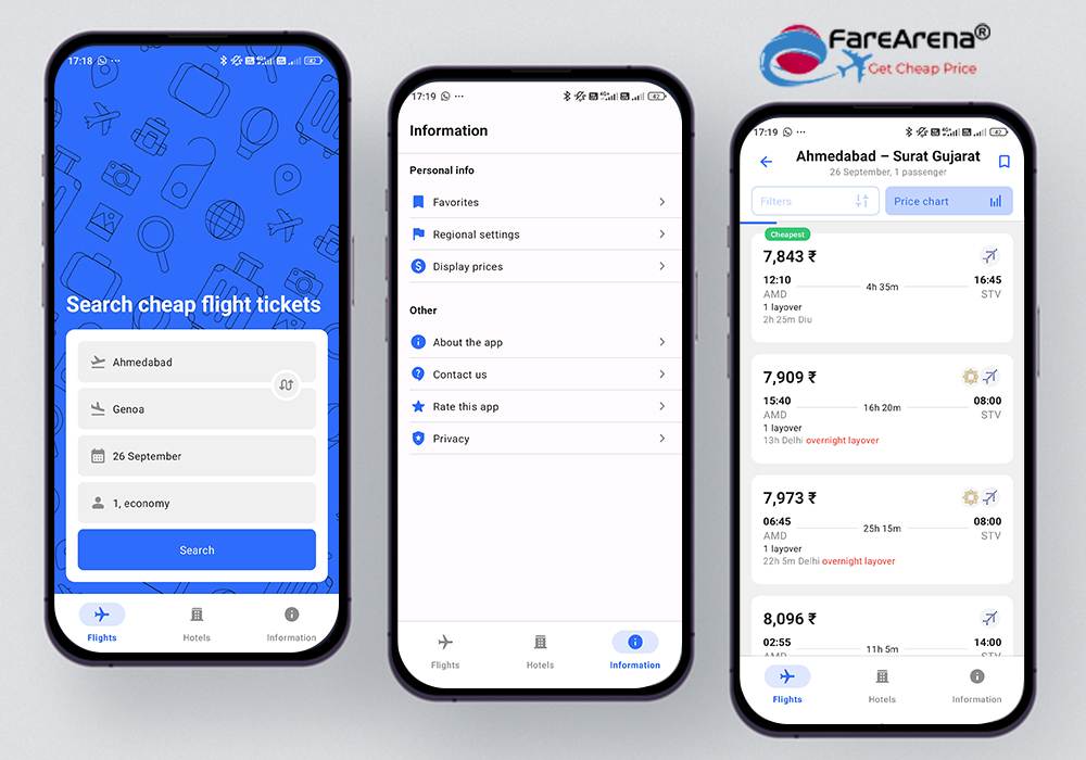 FareArena - Flight & Hotel White Label Search Engine