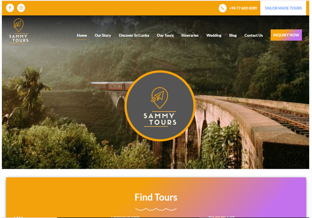 Sammy Tours Join Hands with Amar Infotech to Design Tour CMS Website for Online Business