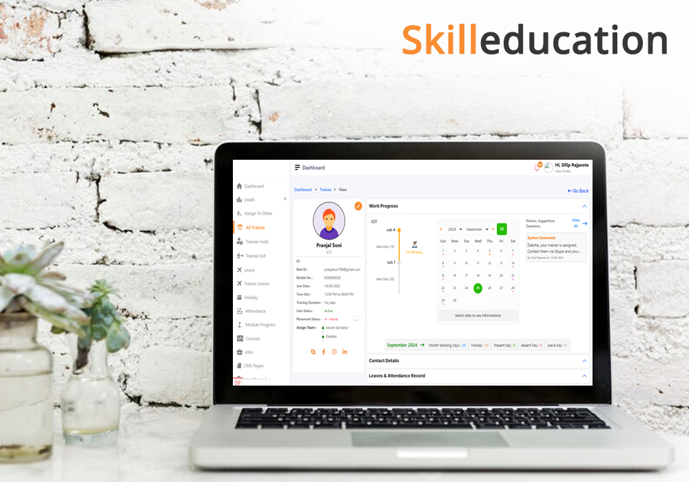 Education Portal Development – Skilleducation.Org