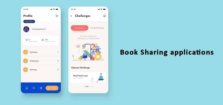 Book Sharing applications