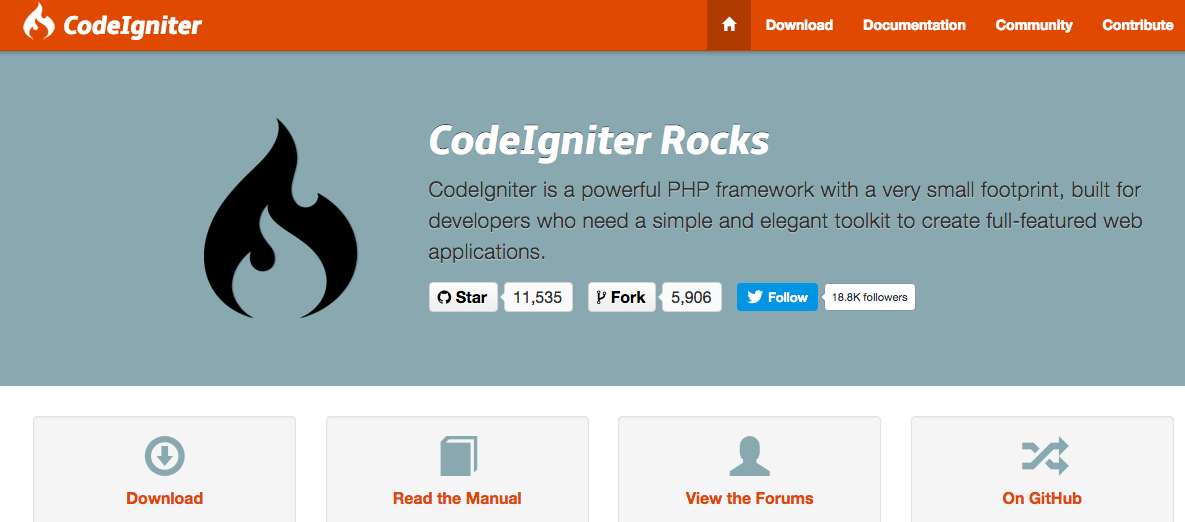 Codeigniter framework