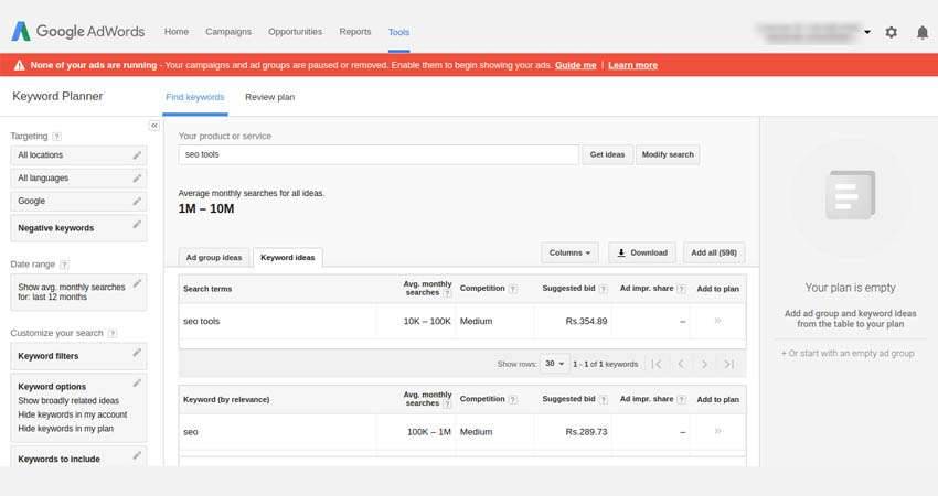 Google Keyword Planner: Discover High-Potential Keywords for Targeted Content