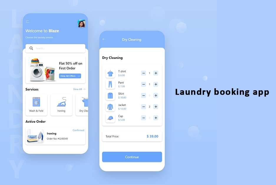 Laundry booking app