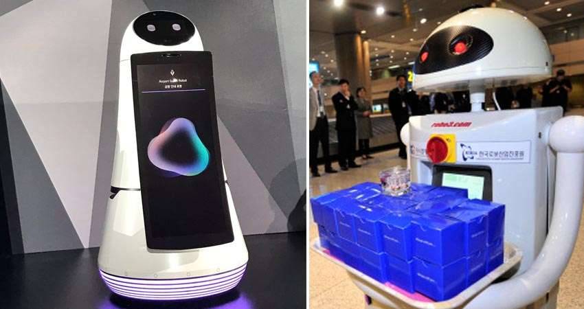 Robot Helpers in Airports