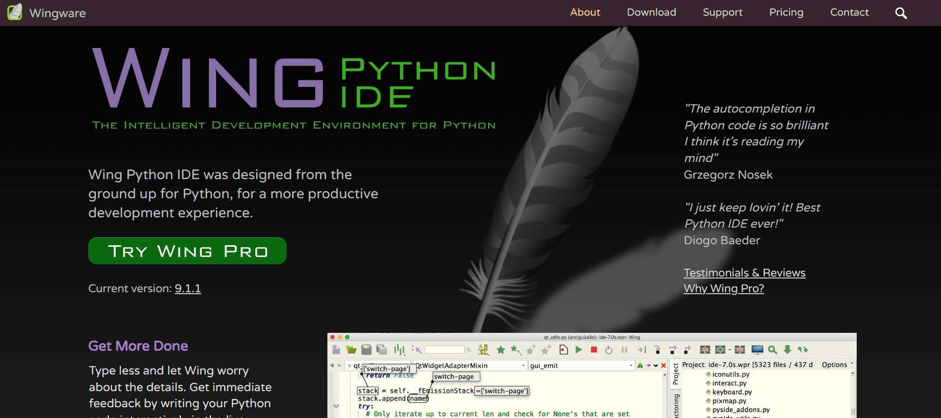 Wing Python IDE Pro