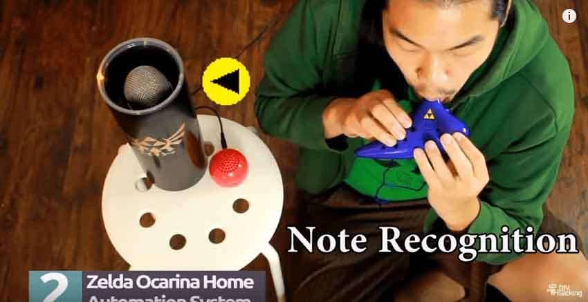 Zelda Ocarina Controlled Home Automation