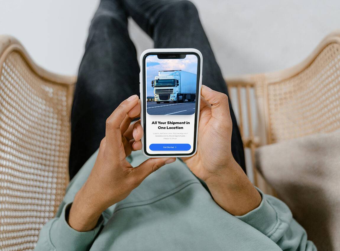 Real-time Tracking & Visibility - Enhance transparency in your supply chain with real-time tracking features in a mobile logistics app.