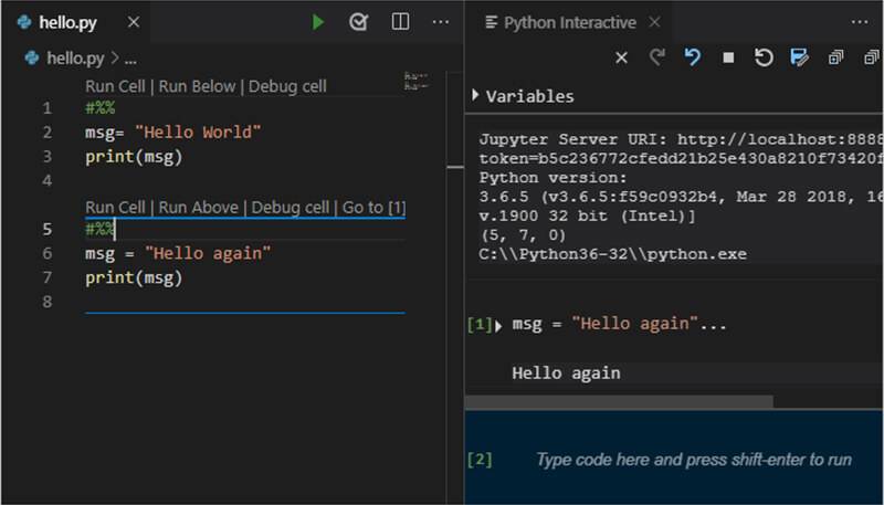 Python in Visual Studio Code 